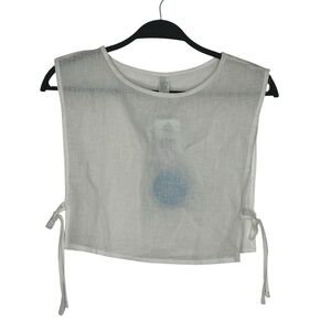 Wet Swim Linen Mix Cover Up Crop Top, NWT, Size Small